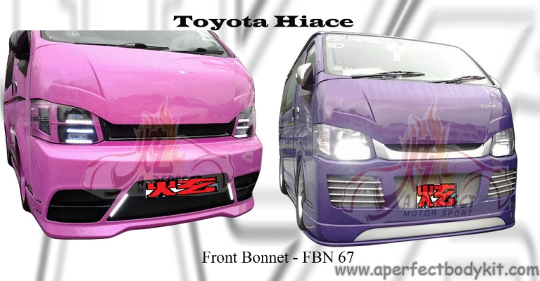 Toyota Hiace Front Bonnet 