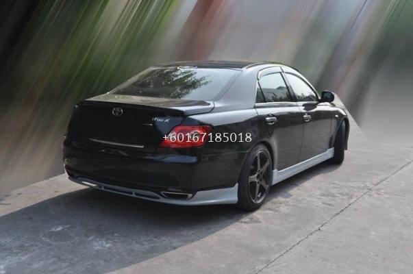 toyota mark x vertiga bumper rear lip on bodykit