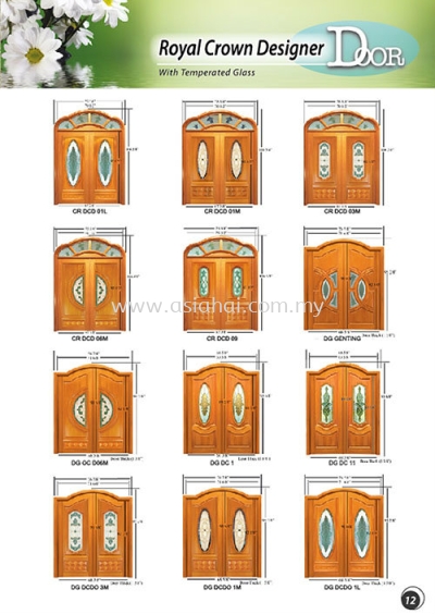 Solid Decorative Door 12