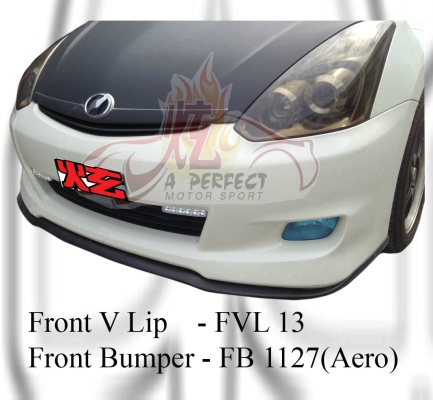 Toyota Wish 2006 Aero Style Front Bumper & Front V Lip 