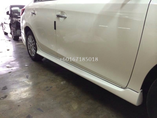 toyota vios 2013 trd side skirting trd bodykit trd 