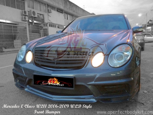 Mercedes E Class W211 2006-2009 WLD Style Front Bumper  