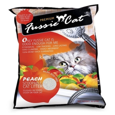 Fussie Cat Litter Peach 10L