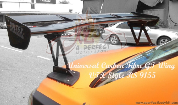 Mitsubishi Lancer EX Carbon Fibre GT Wing Vtx Style (Double Layer) 