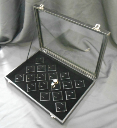 541052 -RING TRAY w COVER 24X35CM (DIAMOND) 