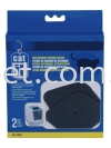 Catit Hooded Cat Pan Replacement Carbon Filters, 2-pack (50705) Cat Litter Pans and Accessories Cat Accessories