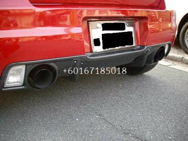 2005 2006 2007 2008 2009 2010 2011 suzuki swift sport rear bumper diffuser sunline racing style for swift sport add on upgrade performance look matt black frp material new set