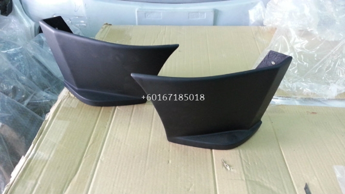 2005 2006 2007 2008 2009 2010 2011 suzuki swift zc31s sport rear side diffuser sunline racing style for swift sport add on upgrade slr style performance look matt black fiber material new set