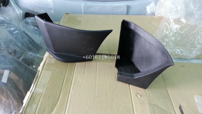 2005 2006 2007 2008 2009 2010 2011 suzuki swift sport zc31s rear side diffuser sunline racing style for swift sport add on upgrade slr style performance look matt black fiber material new set