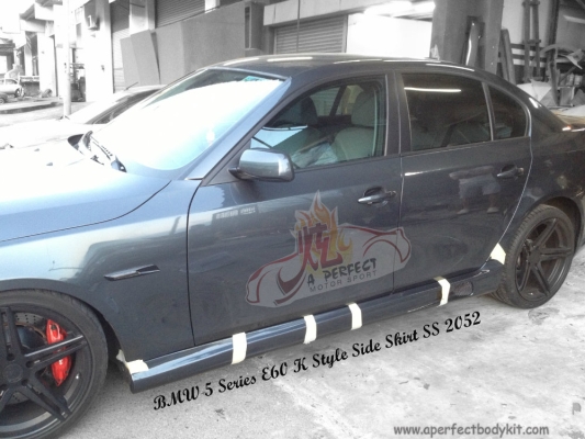 BMW 5 Series E60 K Style Side Skirt 