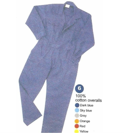 Signess & Cotton Coverall Navy Blue (L/Duty) ID226092  