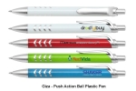 PP023 Giza_Push Action Ball Plastic Pen Pens - Plastic Pens