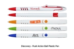 PP025 Discovery_Push Action Ball Plastic Pen Pens - Plastic Pens