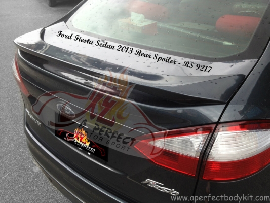 Ford Fiesta Sedan 2013 Rear Spoiler 