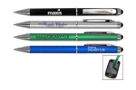 PM005 Touch Screen Stylus Plastic Ball Pen_ Twist Action Pens - Multi-Function Pens