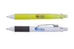 PM007 Push Action Multi Function 4 Cols Ball Plastic Pen & Eraser Pens - Multi-Function Pens