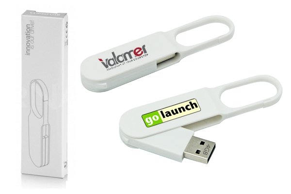 USB015 Flash Drive 4GB with Carabiner