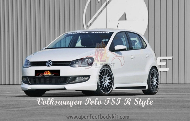 Volkswagen Polo Tsi R Style Front Lip & Side Skirt 