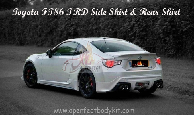 Toyota FT86 TRD Side Skirt & Rear Skirt 