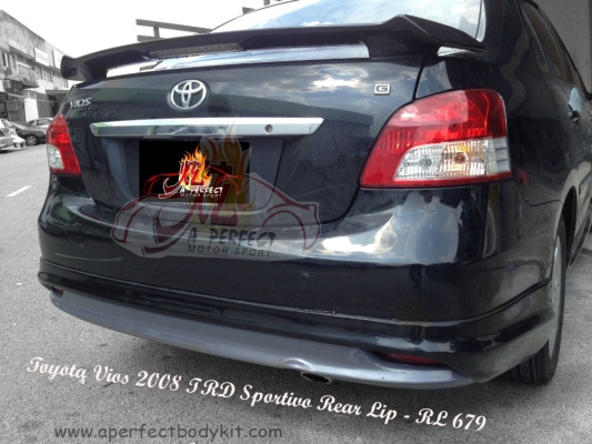 Toyota Vios 2008 TRD Sportivo Rear Lip 