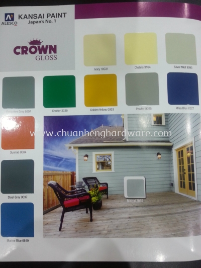 kansai crown gloss high class for wood & metal 2