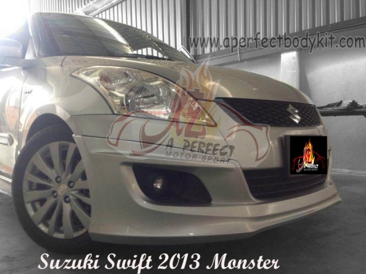 Suzuki Swift 2013 Monster Front Skirt (2)