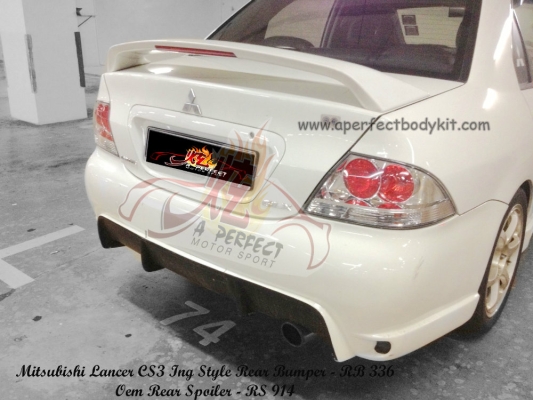 Mitsubishi Lancer CS3 Ing Style Rear Bumper 