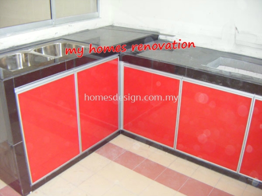 ALUMINIUM KITCHEN CABINET 