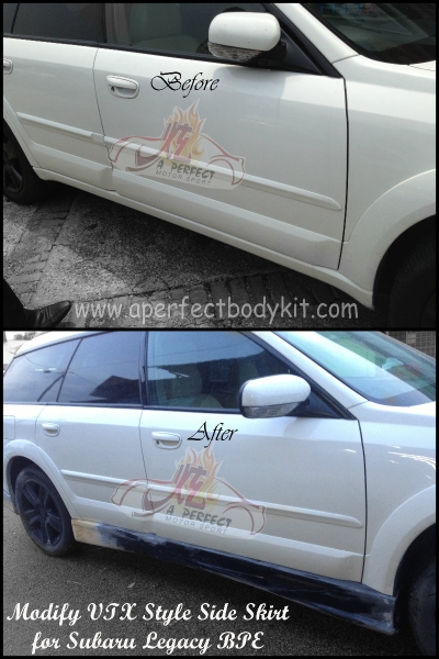 Modify VTX Style Side Skirt For Subaru Legacy BPE 