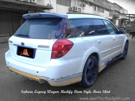 Modify Dam Style Rear Skirt for Subaru Legacy Wagon 