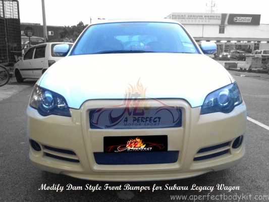 Modify Dam Style Front Bumper for Subaru Legacy Wagon 