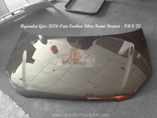 Hyundai Getz 2006 Oem Carbon Fibre Front Bonnet 