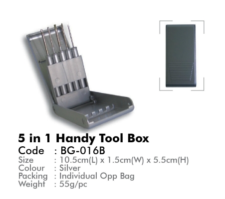 5 IN 1 HANDY TOOL BOX BG-016B