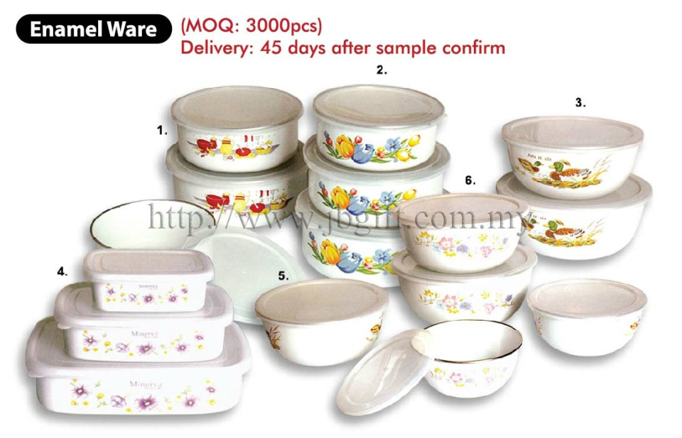 ENAMEL WARE (MAKE TO ORDER) Custom Made