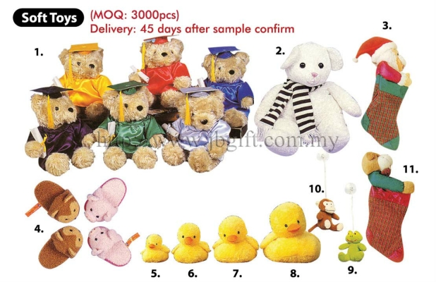 SOFT TOYS (MAKE TO ORDER)