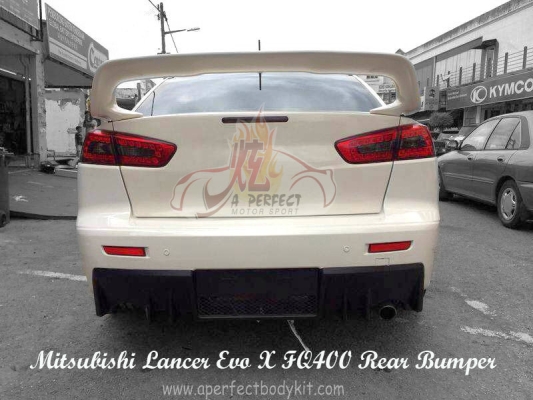 Mitsubishi Lancer Evo X FQ400 Rear Bumper 