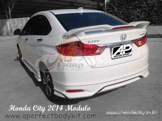 Honda City 2014 Modulo Rear Skirt & Rear Spoiler 