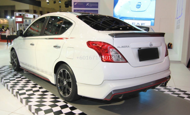 nissan almera spoiler nismo lip