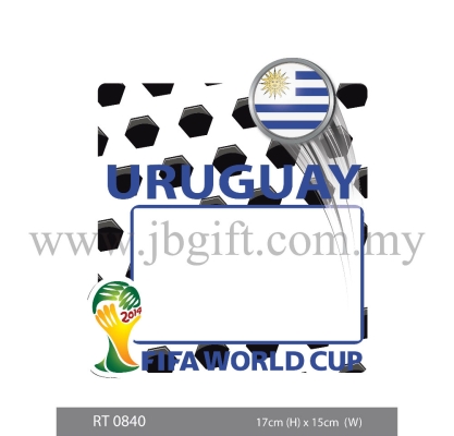 RT 0840 Car Decal (Road Tax Sticker) - FIFA Uruguay 17cm x 15cm