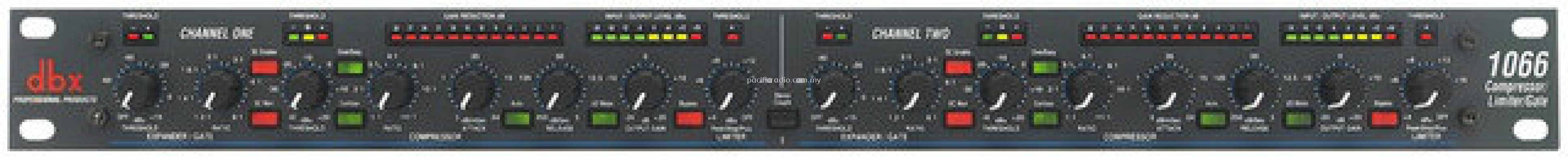 DBX Processors 1066 compressor Limiter, Gate