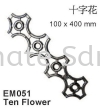 Ten Flower Ornaments Stainless Steel Accessories