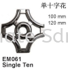 Single Ten Ornaments Stainless Steel Accessories