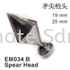 Spear Head Ornaments Stainless Steel Accessories