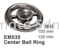 Center Ball Ring Ornaments Stainless Steel Accessories