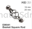 Basket Square Rod Ornaments Stainless Steel Accessories