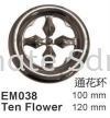 The Flower Ornaments Stainless Steel Accessories