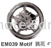 Motif Ornaments Stainless Steel Accessories