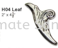 Leaf  Ornaments Stainless Steel Accessories