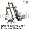 Swing Door Lock c/w Handle Locks / Bolts Stainless Steel Accessories