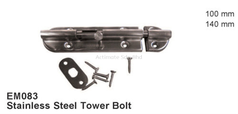 Stainless Steel Tower Bolt